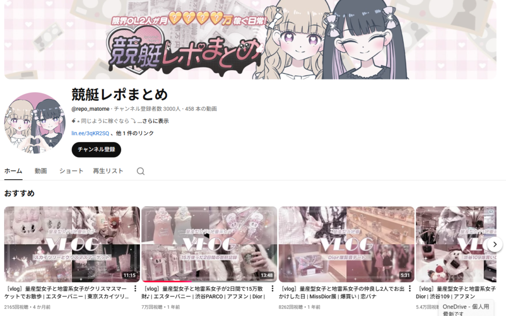競艇レポまとめのYoutube