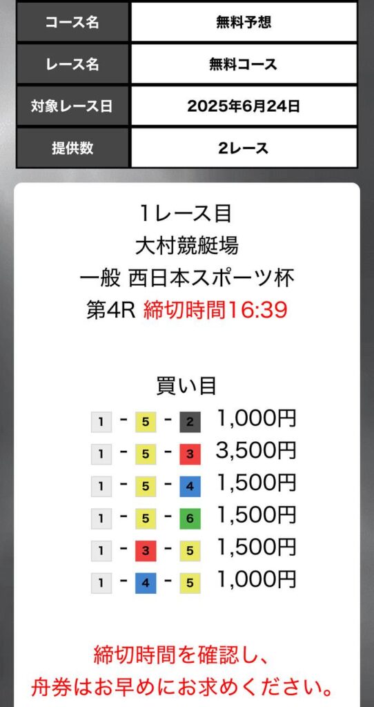 艇道館 - 無料予想買い目