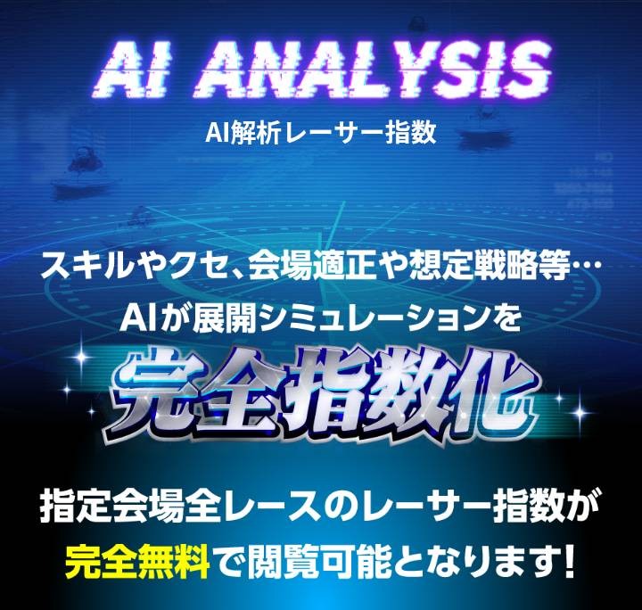 ボートラボのAI解析レーサー指数