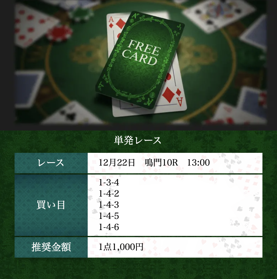 ボートリオの無料予想買い目