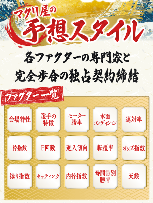 マクリ屋の特徴