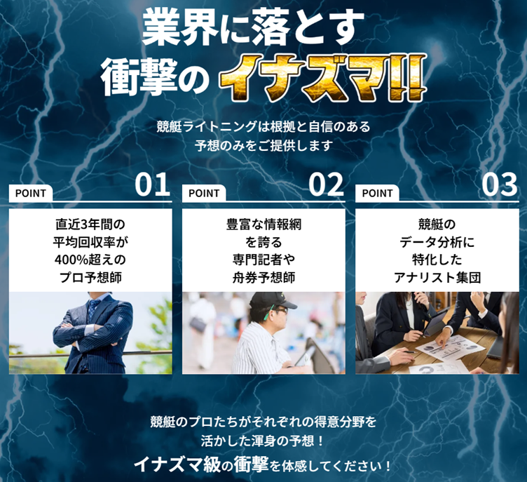 競艇ライトニングの特徴